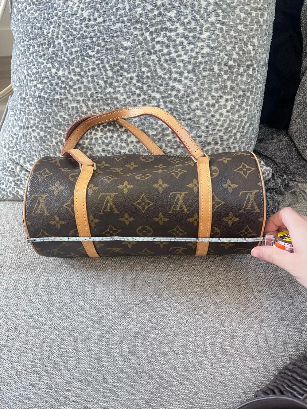 Louis Vuitton Monogram Papillon 26 Barrel Boston Bag